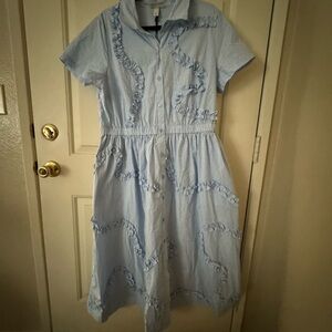 Kate Spade x Target Ribbon Short Sleeve Midi Shirtdress